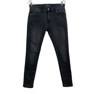 DSTLD Mens Jeans Skinny Stretch 5 Pocket Zip Fly Black Wash Size 30 x 30*